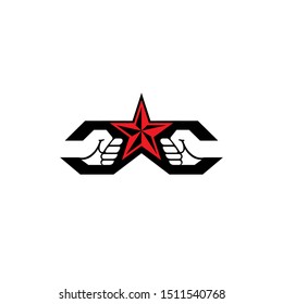 C&C Boxing logo Concept
look strong and simple