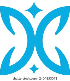 CC Butterfly logo	Template in a modern minimalist style
