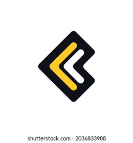 CC or C Letter Logo Design. Creative Modern Simple Letters Vector Icon Logo Illustration Template