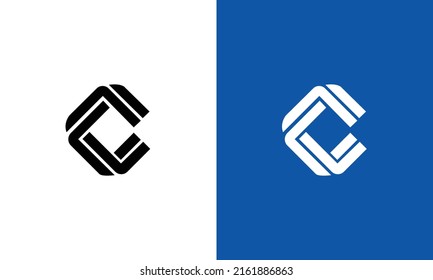 CC C logo design concept with background. Initial based creative minimal monogram icon letter. Modern luxury alphabet vector design
