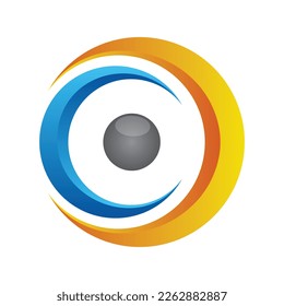 cc circle letter logo 2 template