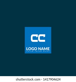 CC company linked letter logo concept. Designed for your web site design, logo, app, UI. initial logo design 