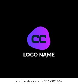 CC company linked letter logo concept. Designed for your web site design, logo, app, UI. initial logo design 