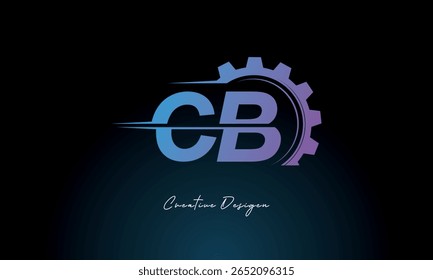 CC Gear Fusion Logo – Industrial Tech-Inspired Letter mark Futuristic Industrial Letter Mark Design for Technology and Engineering Brands.