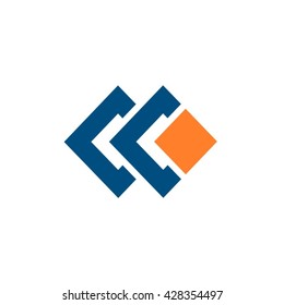 Cc Geometric Logo Design