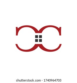 CC Home Logo, CC Initials Logo Vector