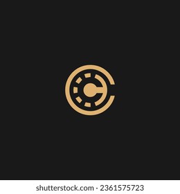 CC Initial Letter Logo design vector template, Graphic Alphabet Symbol for Corporate Business Identity,
