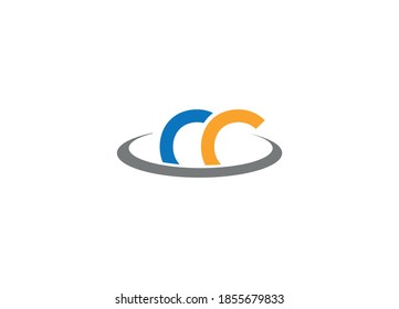 CC initial letter minimalist logo type