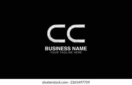 CC initial logo | initial based abstract modern minimal creative logo, vector template image. luxury logotype logo, real estate homie logo. typography. initials.