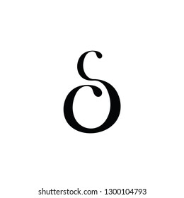 cc letter logo. cs letter logo