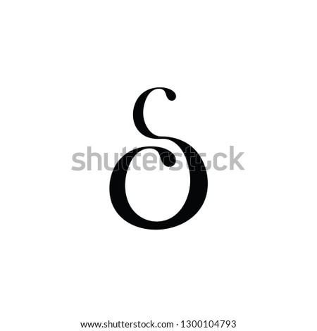 cc letter logo. cs letter logo