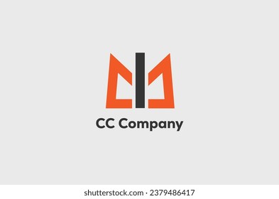 CC Letter logo design concept