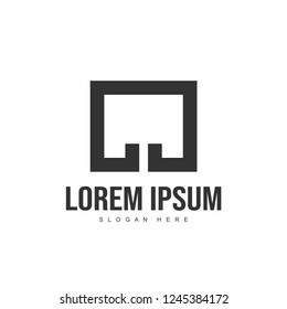 CC Letter logo design. Initial letter logo template design