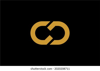 Vector de diseño de logotipo de letra CC. Símbolo de signo de monograma CC.