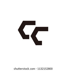 cc letter vector logo