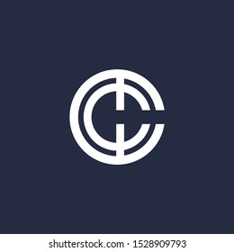 CC letter vector logo abstract