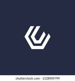 CC letter vector logo abstract