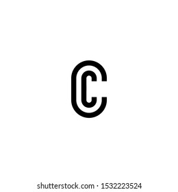 CC logo with black design