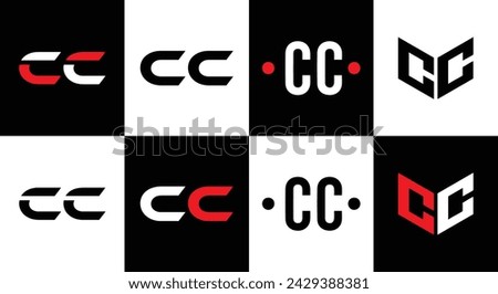 CC logo. C C design. White CC letter. CC, C C letter logo design. Initial letter CC linked circle uppercase monogram logo.  letter logo vector design. top , Most Recent, Featured,