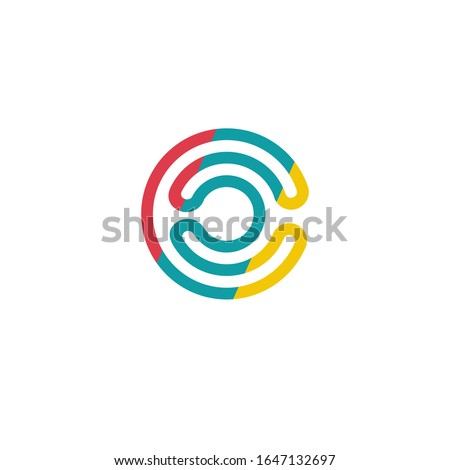 CC logo color full icon vector 