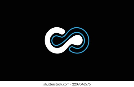  CC logo design for business purpose. Initial based alphabet letters and font concept. vector illustration 