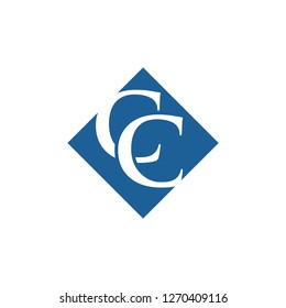 cc logo design , initial logo , generic , vector , icon