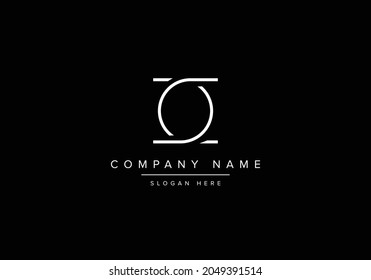 CC logo design. Luxury, simple, stylish and elegant