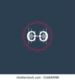 cc logo initial Letter, Abstract Polygonal Background Logo, design for Corporate Business Identity,flat icon Alphabet letter