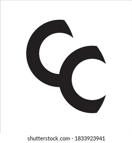 CC Logo Letter Vector Illustration