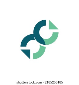 CC Logo Vector Design template for technology business