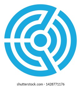 CC LOGO VECTOR TECHNOLOGY MODERN
