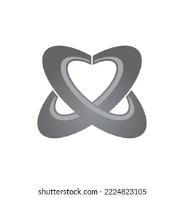 cc love web logo template
