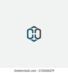 cc m hexágono inicial.logotipo 
  línea vectorial