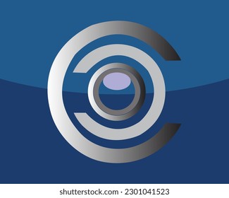 CC TV surveillance icon vector design illustration.White background, security camera, silhouette, icon,This is CCTV 3D Render Illustration Icon, high resolution vecto , isolated on a white background.