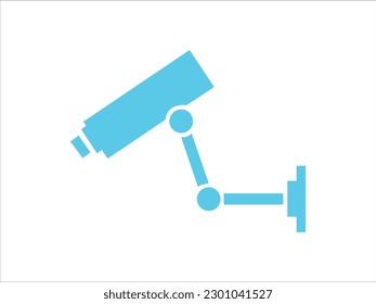CC TV surveillance icon vector design illustration.White background, security camera, silhouette, icon,This is CCTV 3D Render Illustration Icon, high resolution vecto , isolated on a white background.