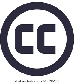 Cc Vector Icon