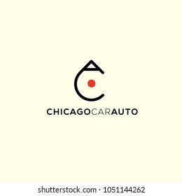 C,C,A letters vector logo. Business logo. Goemetric design elements. Company brand identity