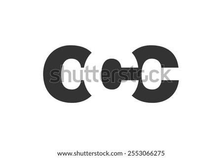 CCC bold and unique editable font logo for tech startups, consulting, corporate branding. Perfect for headlines, visual identity, cyberspace, leadership, unity, innovative ideas, powerful simplicity.