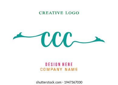 CCC lettering logo is simple, easy to understand and authoritative