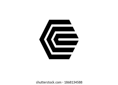 Ccc Monogram Logo Design Idea Stock Vector (Royalty Free) 1868134588 ...