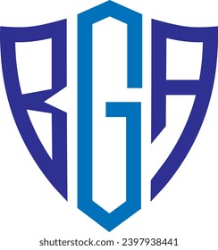 diseño del logotipo de la forma del polígono CCC, logotipo del archivo vector, 