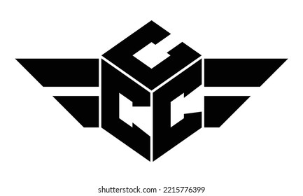 CCC three-letter gaming logo design vector template, monogram, abstract, wordmark, letter mark, business, typography, flat, minimalist, brand, initial letter logo, symbol, geometric,  isolated,