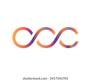 ccc word mark abstract logo free