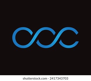 ccc word mark abstract logo free