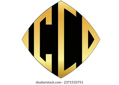 CCD,CD, DC, CC, logos. Abstract initial monogram letter alphabet logo design