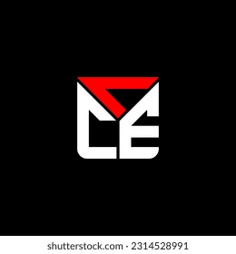 Logo de la carta CCE diseño creativo con gráfico vectorial, logotipo CCE simple y moderno. Diseño de alfabeto lujoso CCE  