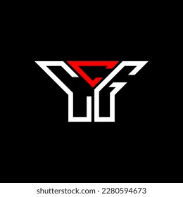 Logo de la carta CCG diseño creativo con gráfico vectorial, logotipo CCG simple y moderno.