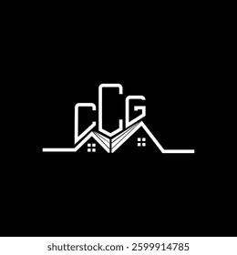 CCG Real State logo design, CCG simple and modern logo. CCG luxurious alphabet design  