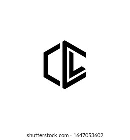 CCL Letter Logo Design polygon Monogram Icon Vector Template