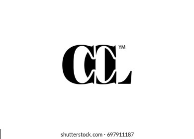CCL Logo Branding Letter. Vector graphic design. Useful as app icon, alphabet combination, clip-art, and etc.